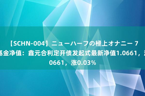 【SCHN-004】ニューハーフの極上オナニー 7月26日基金净值：鑫元合利定开债发起式最新净值1.0661，涨0.03%