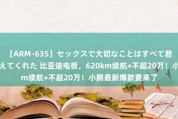 【ARM-635】セックスで大切なことはすべて君とのオナニーが教えてくれた 比亚迪电板，620km续航+不超20万！小鹏最新爆款要来了