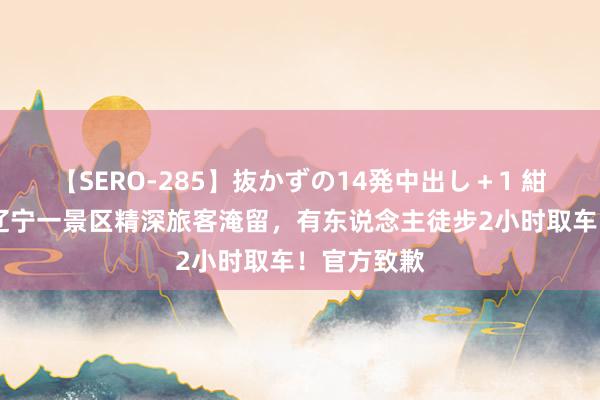 【SERO-285】抜かずの14発中出し＋1 紺野ひかる 辽宁一景区精深旅客淹留，有东说念主徒步2小时取车！官方致歉