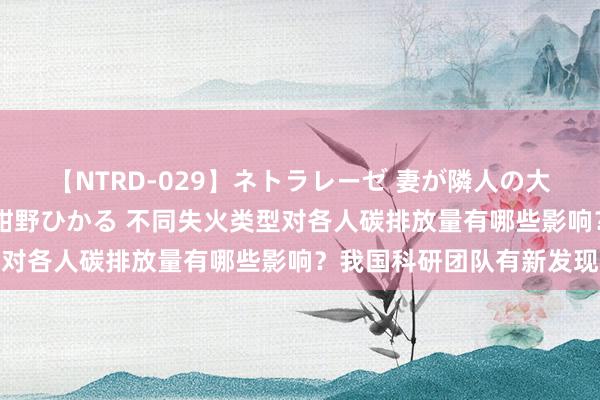 【NTRD-029】ネトラレーゼ 妻が隣人の大学生に寝盗られた話し 紺野ひかる 不同失火类型对各人碳排放量有哪些影响？我国科研团队有新发现